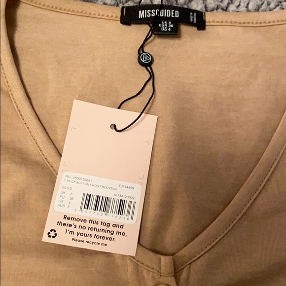 Missguided Nude Bodysuit - Picture 3 of 4